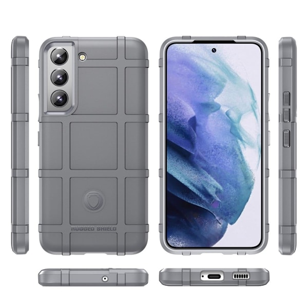 Rugged Shield Samsung Galaxy S22 Plus skal - Silver/Grå Silvergrå