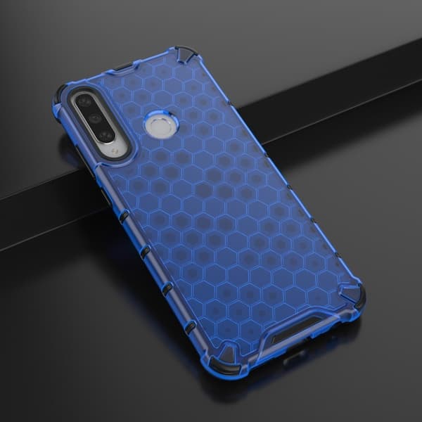 Bofink Honeycomb Huawei Y6p deksel - Blå Blue