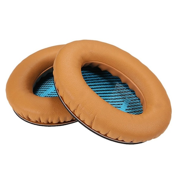 Bose QuietComfort 25 15 QC2 QC15 AE2 AE2I AE2W QC25 nahkainen korvatyyny - Ruskea Brown