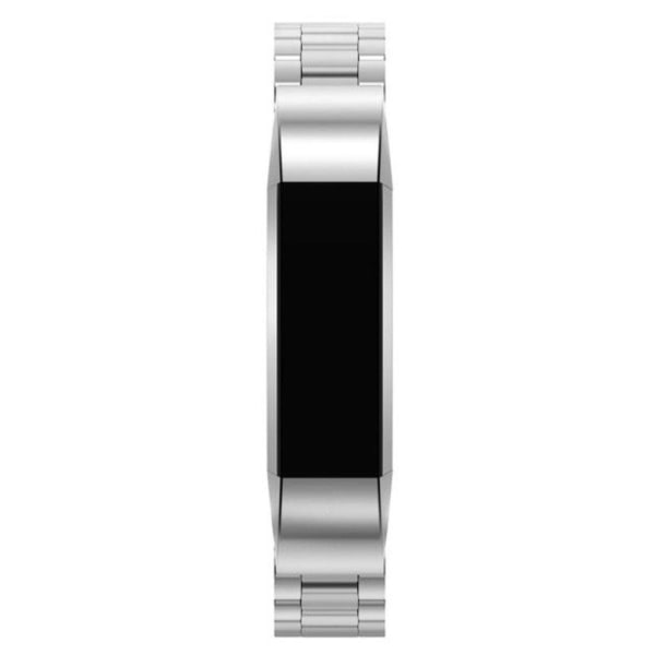Fitbit Alta Luksus Ruostumaton Teräs Ranneke - Hopea Silver grey