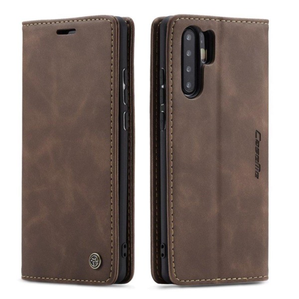 CASEME Huawei P30 Pro retro nahkainen suojakotelo - Tumman Ruskea Brown