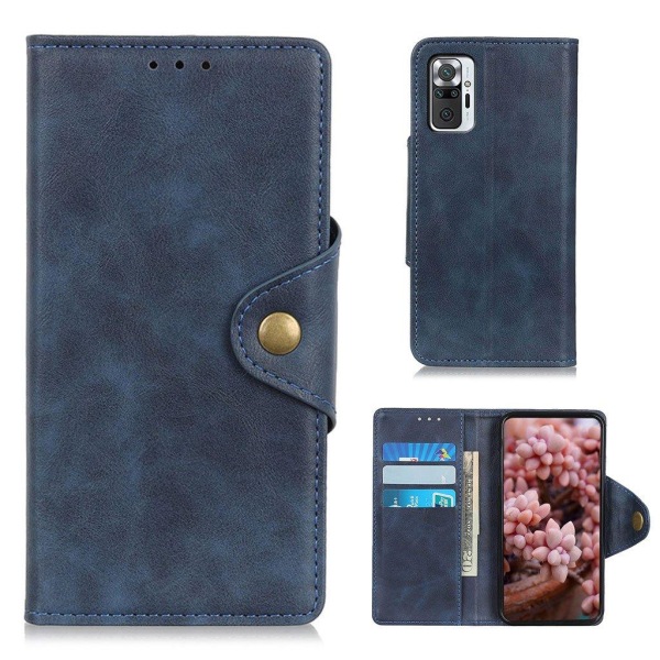 Alpha Xiaomi Redmi Note 10 Pro flip case - Blue Blue