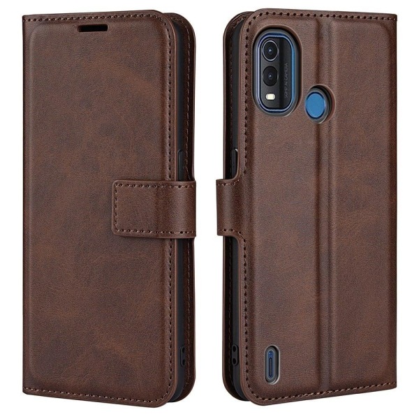 Lompakko Nahkakotelo For Nokia G11 Plus - Ruskea Brown