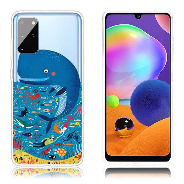 Deco Samsung Galaxy A31 cover - Blå Blue