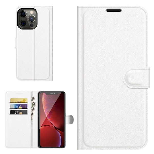 Classic iPhone 13 Pro Max flip etui - Hvit White