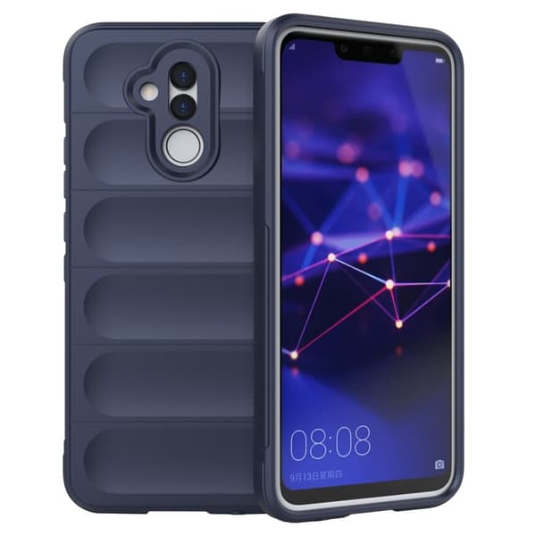 Deksel med mykt grep for Huawei Mate 20 Lite - Mørkeblå Blue