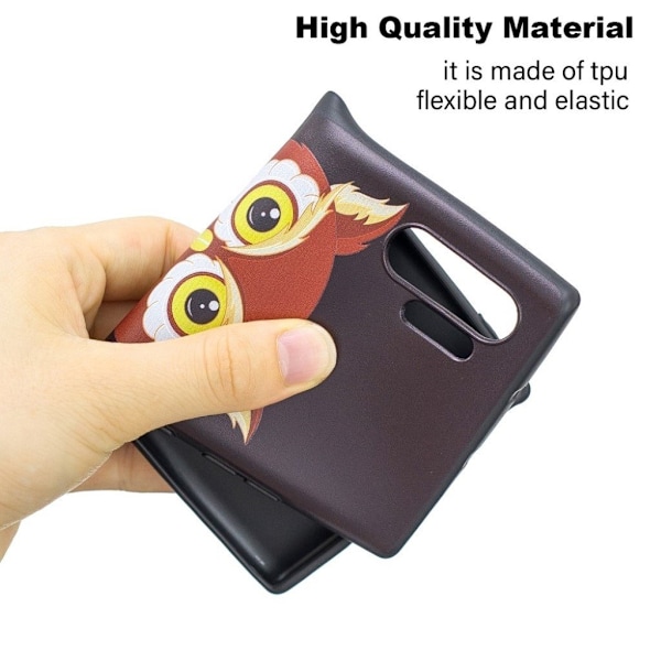 Imagine Samsung Galax Note 10 Pro cover - Brun Ugle Brown