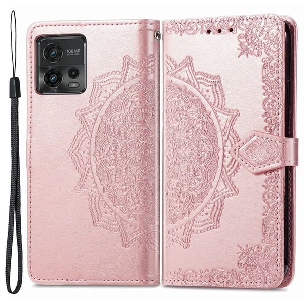 Mandala Motorola Moto G72 Flippetui - Rose Gull Pink