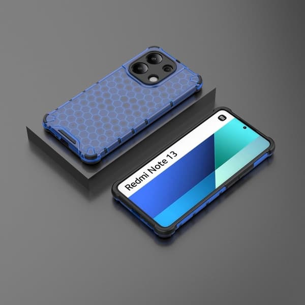 Bofink Honeycomb Xiaomi Redmi Note 13 5G  deksel - Blå Blue