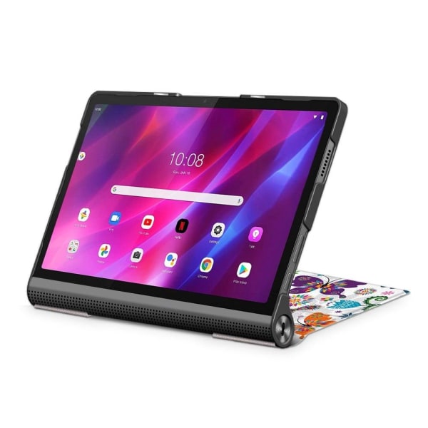 Wallet style case with a map-print for Lenovo Yoga Tab 11 - Butt Multicolor