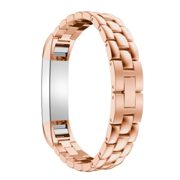 Fitbit Alta armbånd af rustfri stål - Rødguld Pink 5104 | Pink | Metall |  Fyndiq