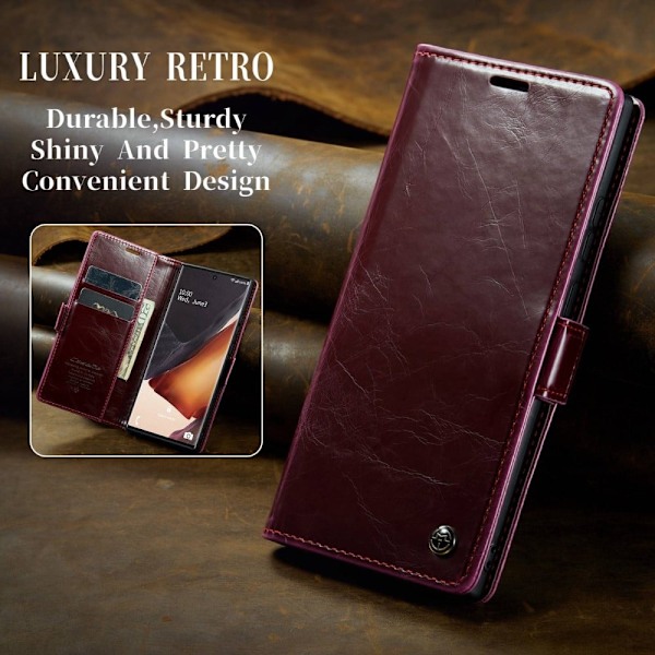 CaseMe Samsung Galaxy Note 20 Ultra 5G / 4g Smooth Etui - Rød Red