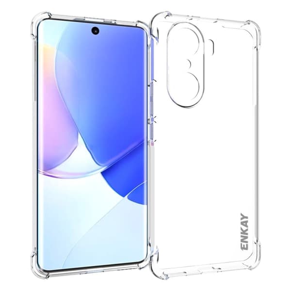 ENKAY klart faldsikkert etui til Honor 60 Pro Transparent