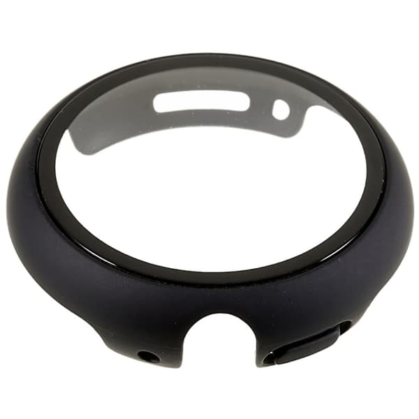 Google Pixel Watch protective cover with tempered glass - Black Svart