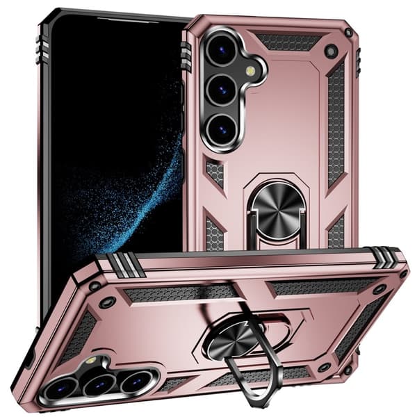 Bofink Combat Samsung Galaxy S24 cover - Guld Pink