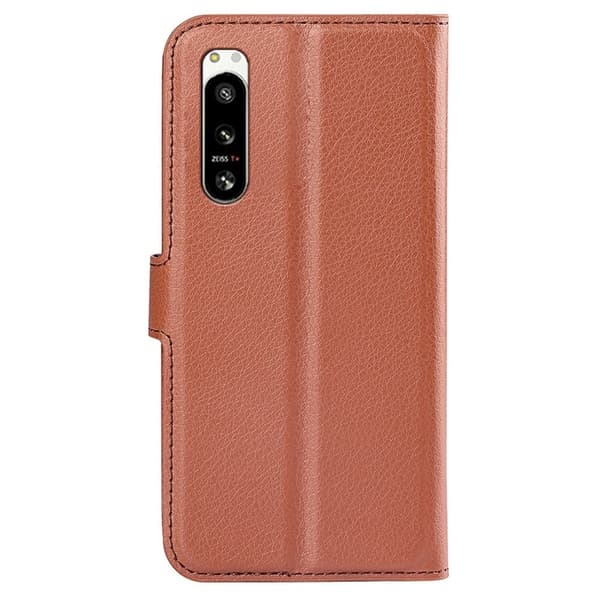 Classic Sony Xperia 5 Iv Flippetui - Brun Brown