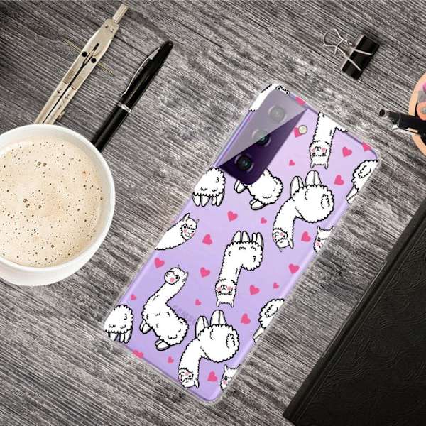 Deco Samsung Galaxy S21 FE Etui - Får White