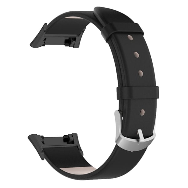 Oppo Watch Free urrem i læder - Sort Black