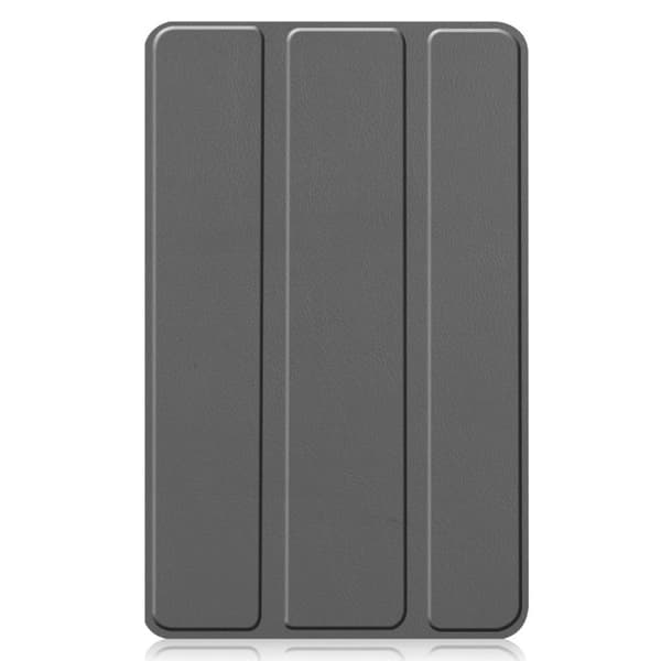 Lenovo Tab M7 flipomslag i litchi-læder - Grå Silver grey