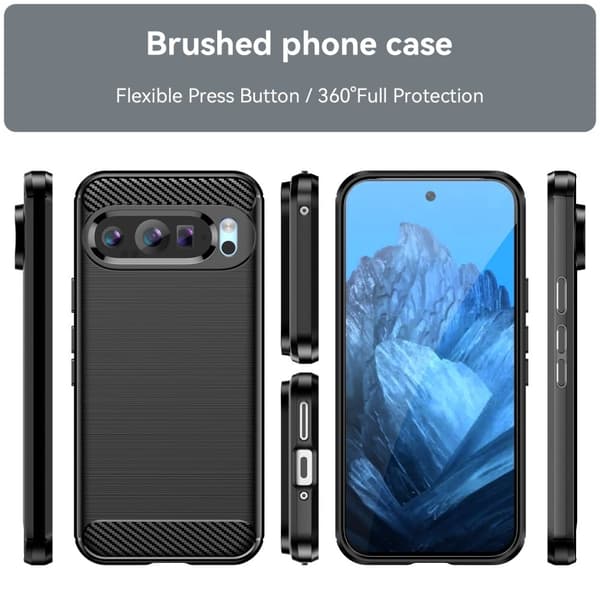 Carbon Flex Google Pixel 9 skal - Svart Svart