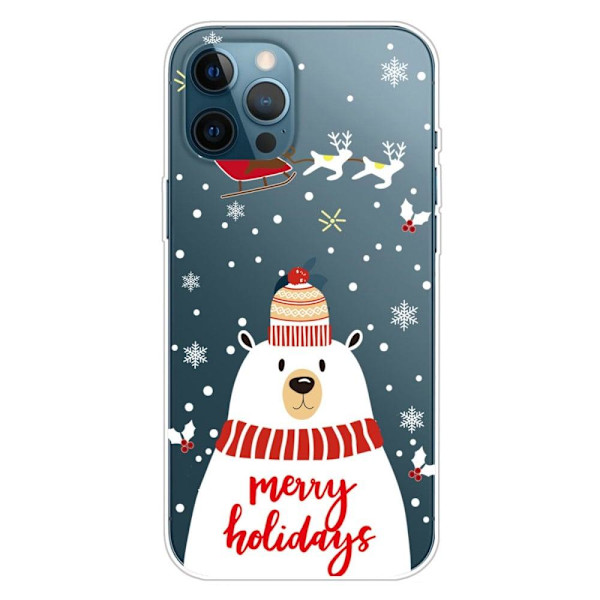 Joulu iPhone 14 Pro Max tapauksessa - Jääkarhu White
