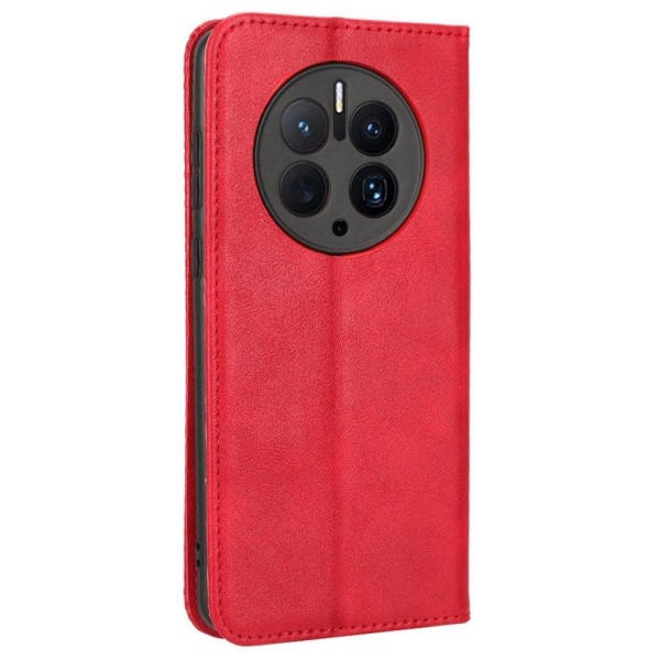 Bofink Vintage Huawei Mate 50 Pro Nahkakotelo - Punainen Red