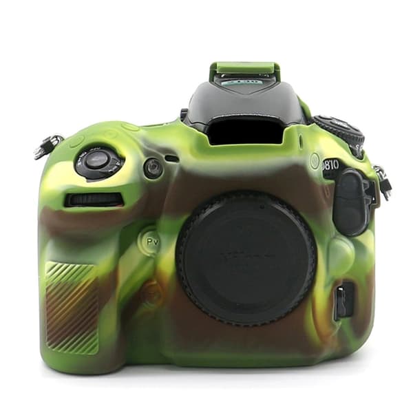 Nikon D810 silikonisuojus - Naamiointi Green