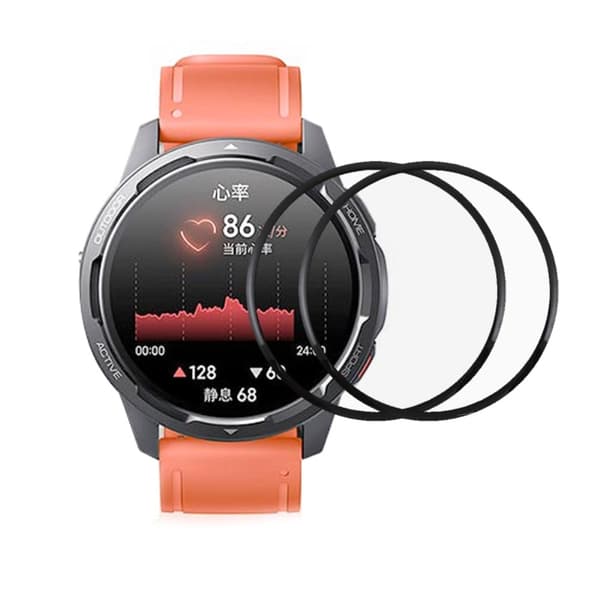 2Pcs Xiaomi Watch Color 2 PMMA-skærmbeskyttelse Transparent
