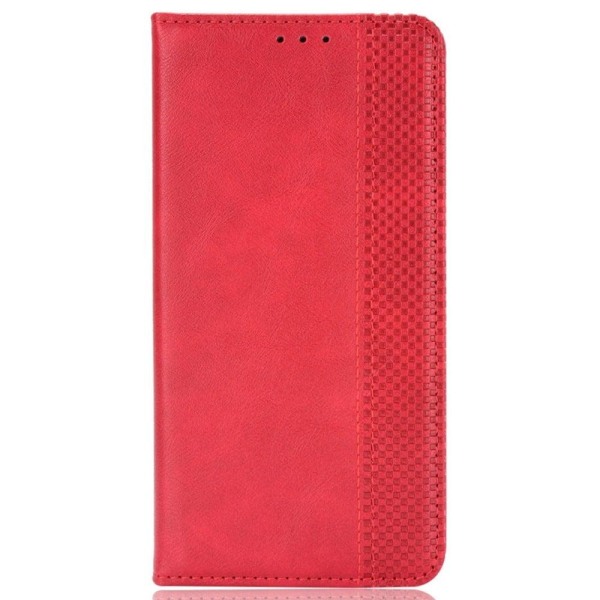 Bofink Vintage Vivo X80 Pro Nahkakotelo - Punainen Red
