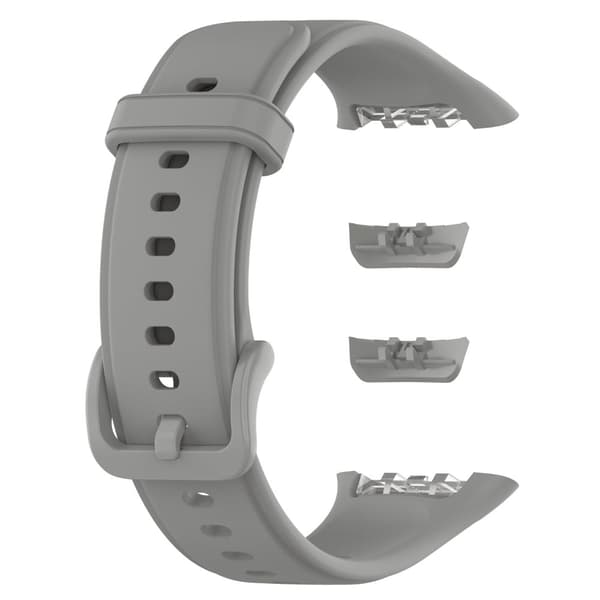 Oppo Band 2 silikonikellon hihna - Harmaa Silver grey