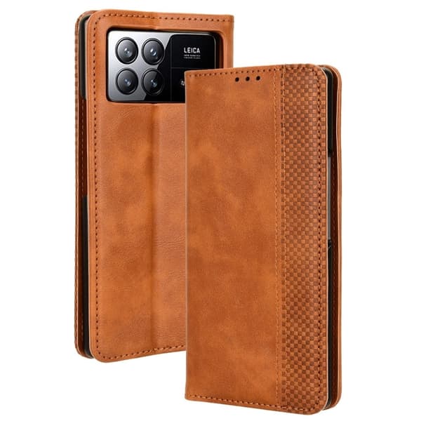 Bofink Vintage Xiaomi Mix Fold 3 Læretui - Brun Brown