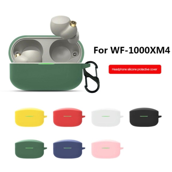 Sony WF-1000XM4 silicone case with buckle - White Vit