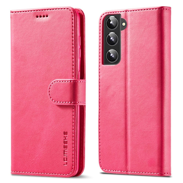 LC.Imeeke Samsung Galaxy S22 Plus Läppäkotelo - Punainen Red