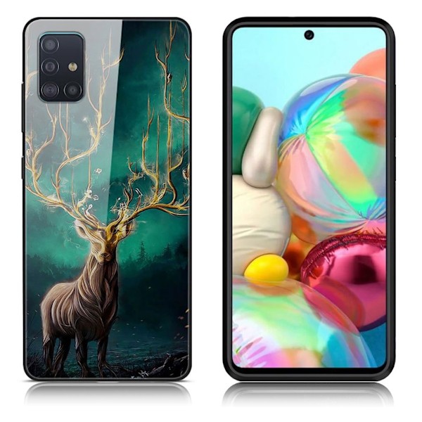 Fantasy Samsung Galaxy A71 kuoret - Hirvi Multicolor