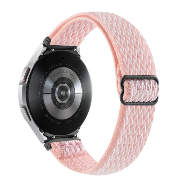 Samsung Galaxy Watch 5 / 4 elastisk nylonrem - Lyserød Pink