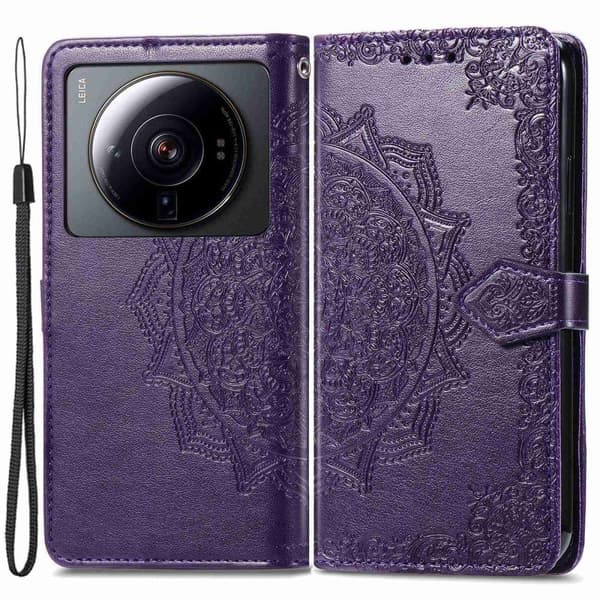 Mandala Xiaomi 12s Ultra Flippetui - Lilla Purple