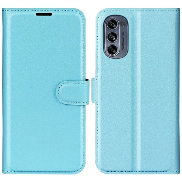 Classic Motorola Moto G62 5g Läppäkotelo - Sininen Blue