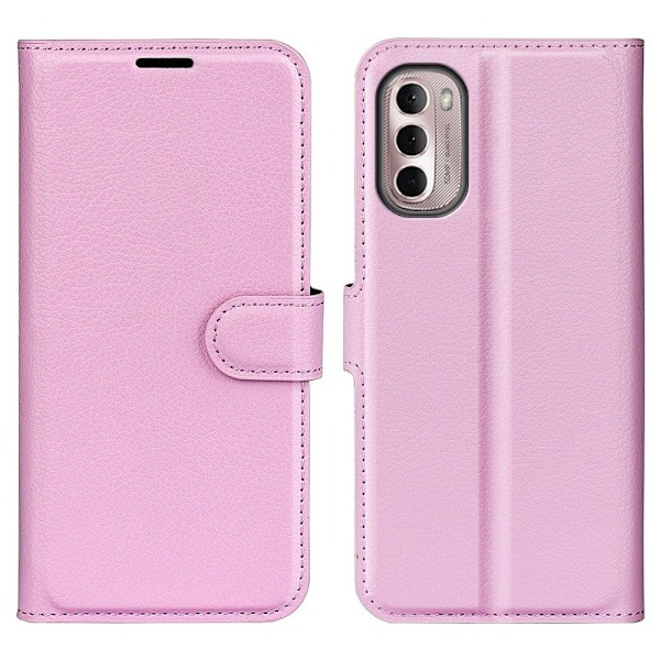 Klassisk Motorola Moto G Stylus (2022) flip etui - Pink Pink