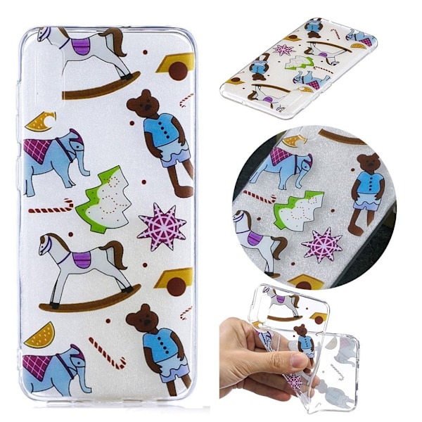 Samsung Galaxy A50 mønstret etui - Diverse Multicolor