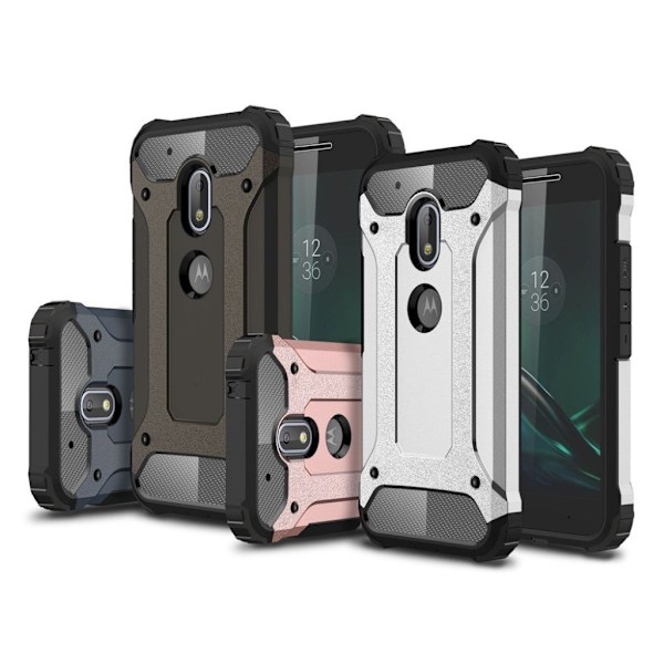 Rollo Motorola G4 Play Joustava Muovikuori - Rosee Kulta Pink