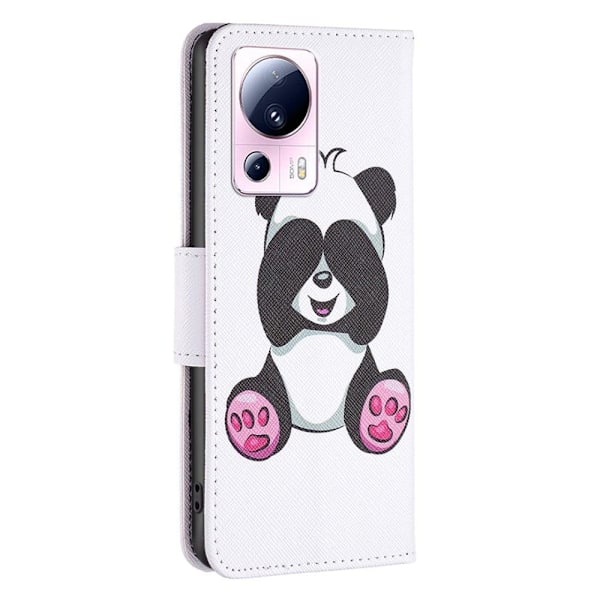 Wonderland Xiaomi 13 Lite / Civi 2 Flip Etui - Panda White