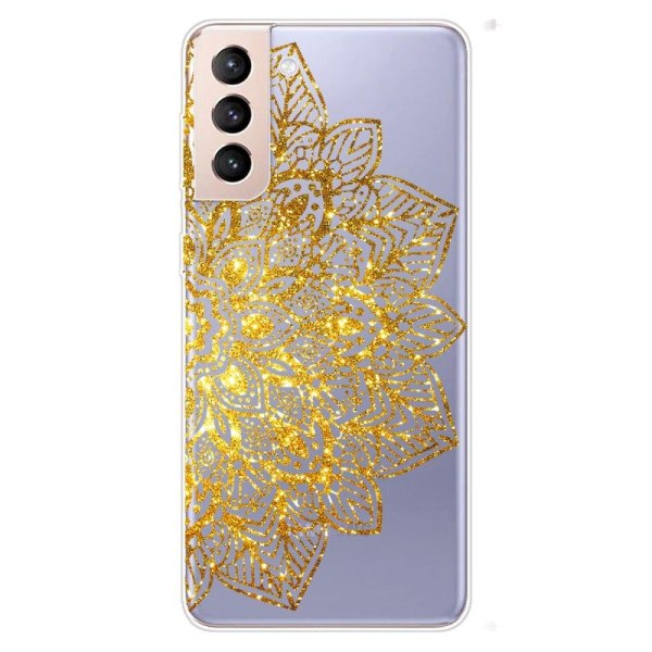 Glitter Samsung Galaxy S22 Plus skal - Guld Guld