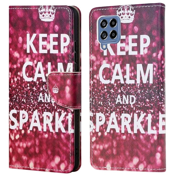 Wonderland Samsung Galaxy M33 5G flip etui - Krone Red