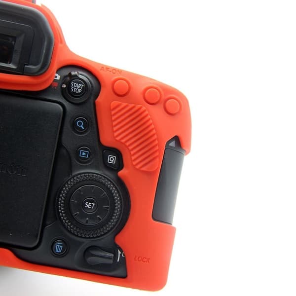 Canon EOS 6D beskyttelses deksel i myk silikon - rød Red
