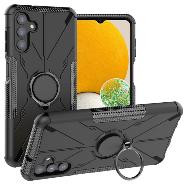 Kickstand-cover med magnetisk plade til Samsung Galaxy A13 5G - Sort Black