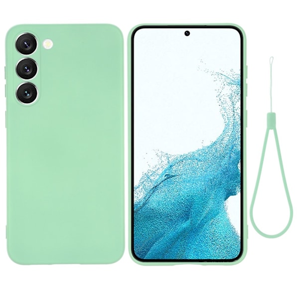 Matte Liquid silikone cover til Samsung Galaxy S23 - Grøn Green