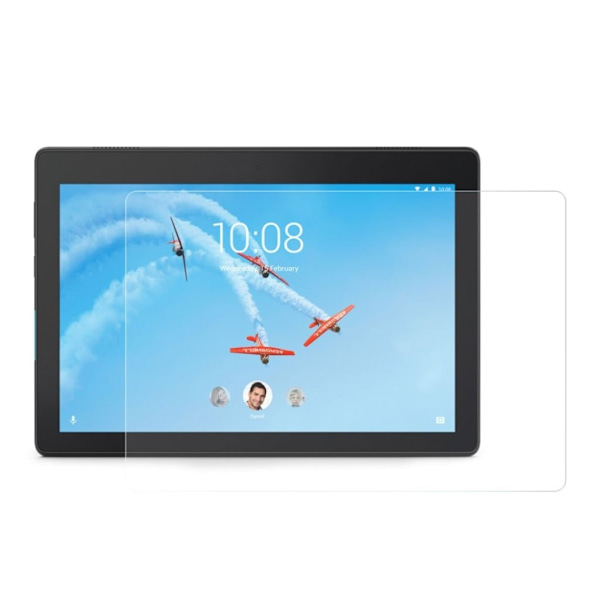 Lenovo Tab E10 arc edge tempered glass screen protector Transparent
