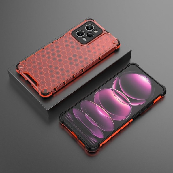 Bofink Honeycomb Xiaomi Redmi Note 12 Pro Etui - Rød Red