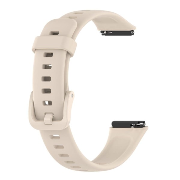 Huawei Band 7 klockarmband i silikon - Elfenben Vit Vit