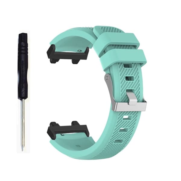 Amazfit T-Rex 2 silikoneurrem i twill-design - Mint Grøn Green